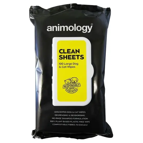 Čistící utěrky Animology Clean Sheets, 100 ks | P59287