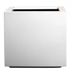 Čtvercový samozavlažovací květináč STEEL PLUS, více variant - Hobby Flower Barva: bílá, Rozměry: 50 x 50 x 40