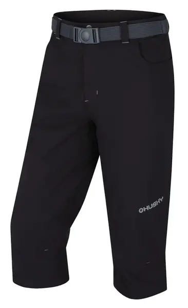 Husky Klumy M XXXL, black Pánské 3/4 kalhoty