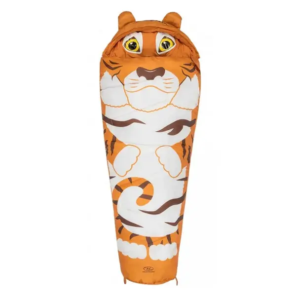 Dětský spací pytel Highlander Creature 6°C/4°C/-8°C levá oranžová