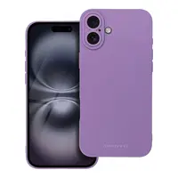Zadní ochranný kryt ROAR case LUNA pro Apple iPhone 16 Plus, fialová