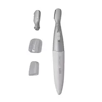 Zastřihovač obočí Braun Mini Precision Trimmer FG 1106 - bílo-stříbrný + dárek zdarma