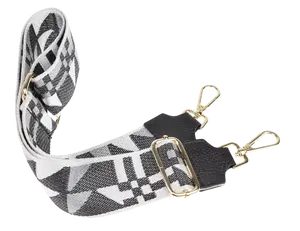 NovaKabelka.cz Látkový přídavný popruh triangolo nero