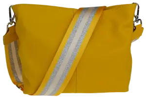 NovaKabelka.cz Batilda Gialla Chiaro s přídavným popruhem II