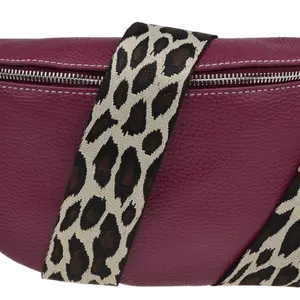 NovaKabelka.cz Reni Grande Bordo s přídavným popruhem II