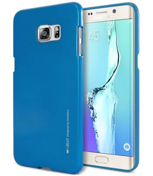 Silikonové pouzdro Mercury iJelly Metal pro Samsung Galaxy Note 10, modrá