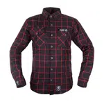 Košile W-TEC Black Heart Respector II černá s červeným pruhem XL