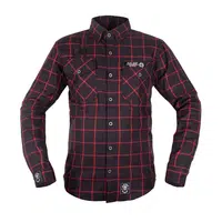 Košile W-TEC Black Heart Respector II černá s červeným pruhem XL