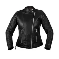 Dámská kožená bunda W-TEC Mantura tmavě hnědá M