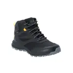 Jack Wolfskin Woodland Texapore Mid K EU 38, black/burly yellow Dětské turistické boty