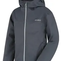 Husky Nelory K 164, dark grey Dětská hardshell bunda