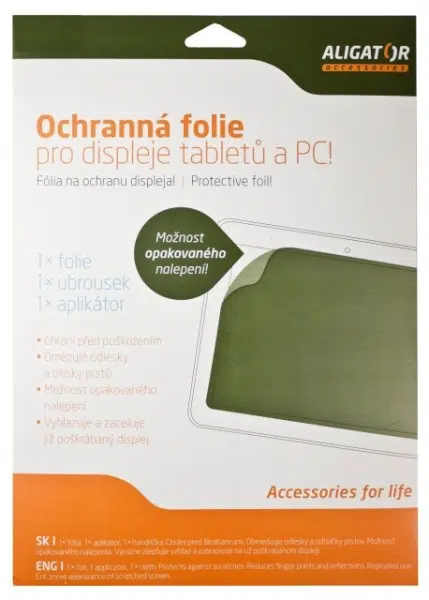 Fólie ALIGATOR pro Apple iPad antireflexní, 1ks + aplikátor