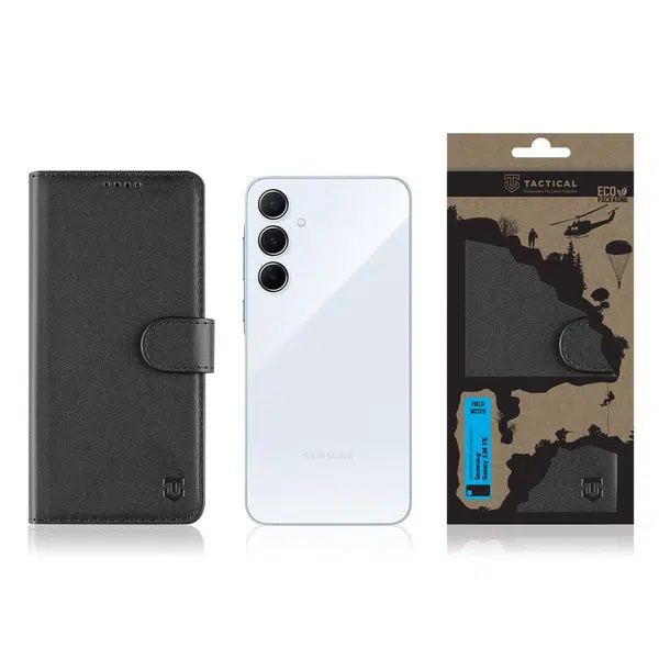 Flipové pouzdro Tactical Field Notes pro Samsung Galaxy S24 FE, černá