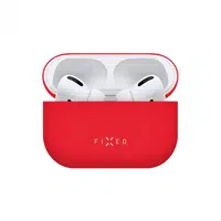 Ultratenké silikonové pouzdro FIXED Silky pro Apple AirPods 4, červená