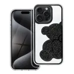 Zadní kryt TEDDY BEAR Case pro Apple iPhone 7 / 8 / SE 2020 / SE 2022, černá
