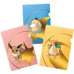 Pokémon turnajové desky A4 (3 ks - Psyduck, Eevee, Dragonite)