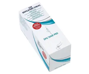 Depilační páska s větší elasticitou Sibel - box, 250 proužků, 20 x 7,5 cm (7410498) + dárek zdarma