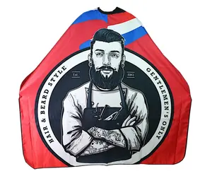 Pánská pláštěnka na stříhání vlasů a vousů Eurostil Professional Barber Shop Tatoo (07936) + dárek zdarma