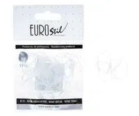 Gumičky do vlasů Eurostil Professional TPU Hair Elastics For Hairstyles - průhledné, 50 ks (06811)