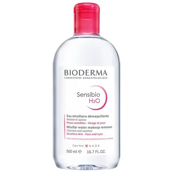 Bioderma Zklidňující pleťová voda Sensibio H2O (Solution Micellaire) 500 ml