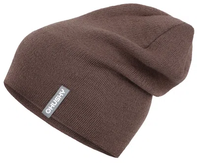Husky Merhat 2 L-XL, brown Pánská merino čepice