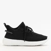 Resti Black and white Fransi women's sports shoes - Footwear