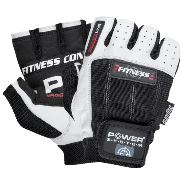 Power System Fitness rukavice PS 2300 černobílé - XL