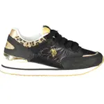 US POLO BEST PRICE BLACK WOMEN&#39;S SPORTS SHOES