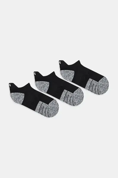 Ponožky Under Armour 3-pack černá barva, 1387044