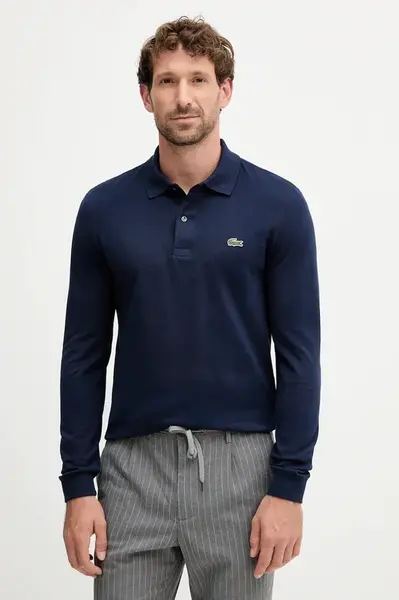 Lacoste  tričko s dlouhým rukávem pánské bavlněné