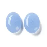 Synthetic Luminous Stone Flat Oval Palm Stone