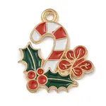 Christmas Theme Alloy Enamel Pendants