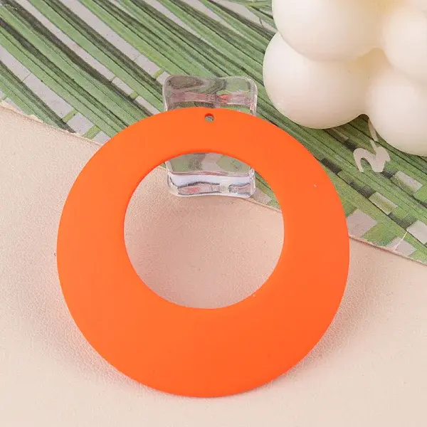 Exaggerated Big Circle Acrylic Pendants
