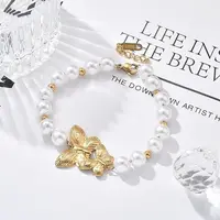 Ion Plating(IP) 304 Stainless Steel Link Bracelets for Women