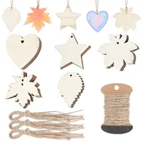 Undyed Wooden Big Pendants