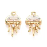 Brass Pave Cubic Zirconia Pendants