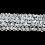 Transparent Electroplate Glass Beads Strands