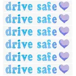 Laser PVC Drive Safe Self Adhesive Car Stickers