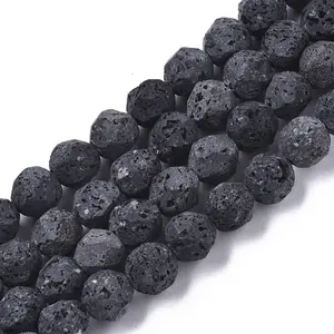 Natural Lava Rock Beads Strands