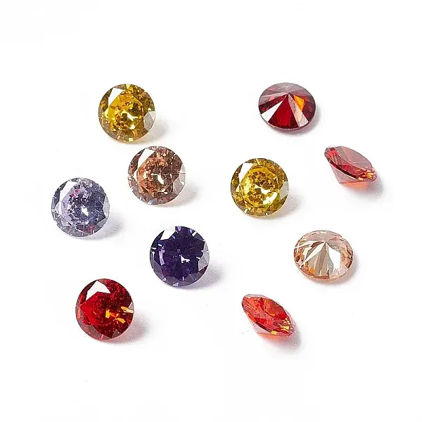 Mixed Grade A Diamond Shaped Cubic Zirconia Cabochons