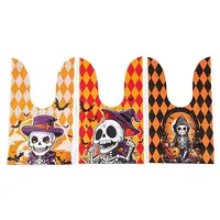100Pcs Rabbit Shaped Halloween Candy Plastic Bags