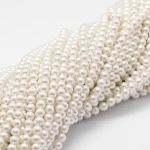 Shell Pearl Bead Strands