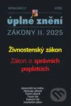 Aktualizace II/1 - Živnostenský zákon (Zákon o správních poplatcích) - kniha z kategorie Obchodní právo