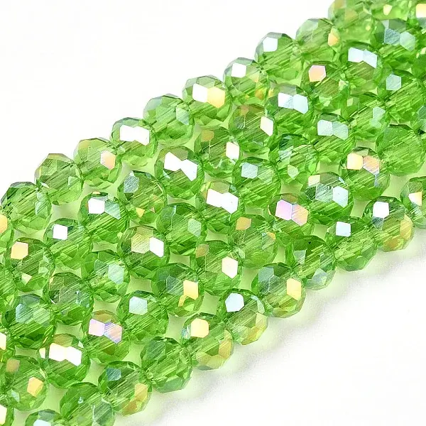 Electroplate Glass Beads Strands