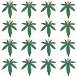 16Pcs 2 Colors Alloy Enamel Pendants