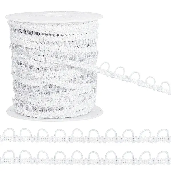 22.5 Yards Nylon Elastic Ribbons with Loops
