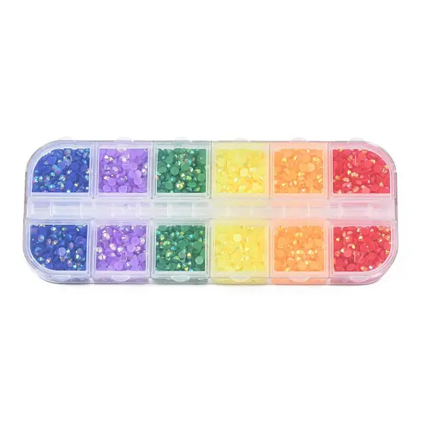 Pointed Back Resin Rhinestone Cabochons