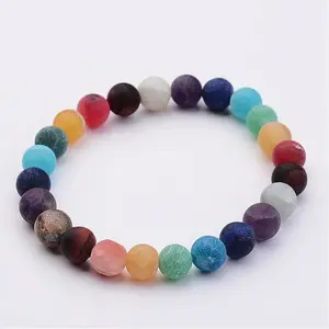 Natural Amazonite & Gemstone Beads Stretch Bracelets