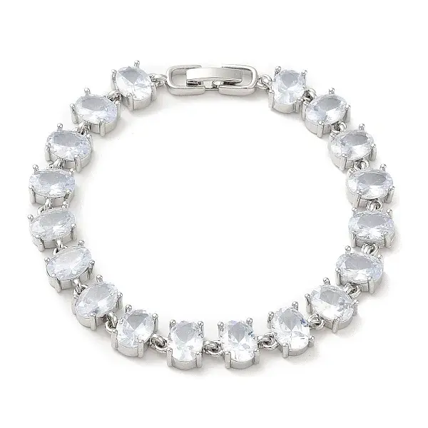 Clear Cubic Zirconia Tennis Bracelet