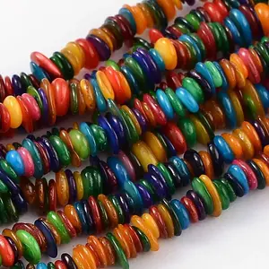 Natural Freshwater Shell Beads Strands